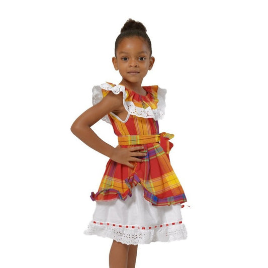 Robe Madras Douceur fille 2