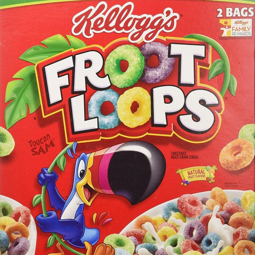 Céréales Froot Loops 43.6 Oz Kellogg's USA