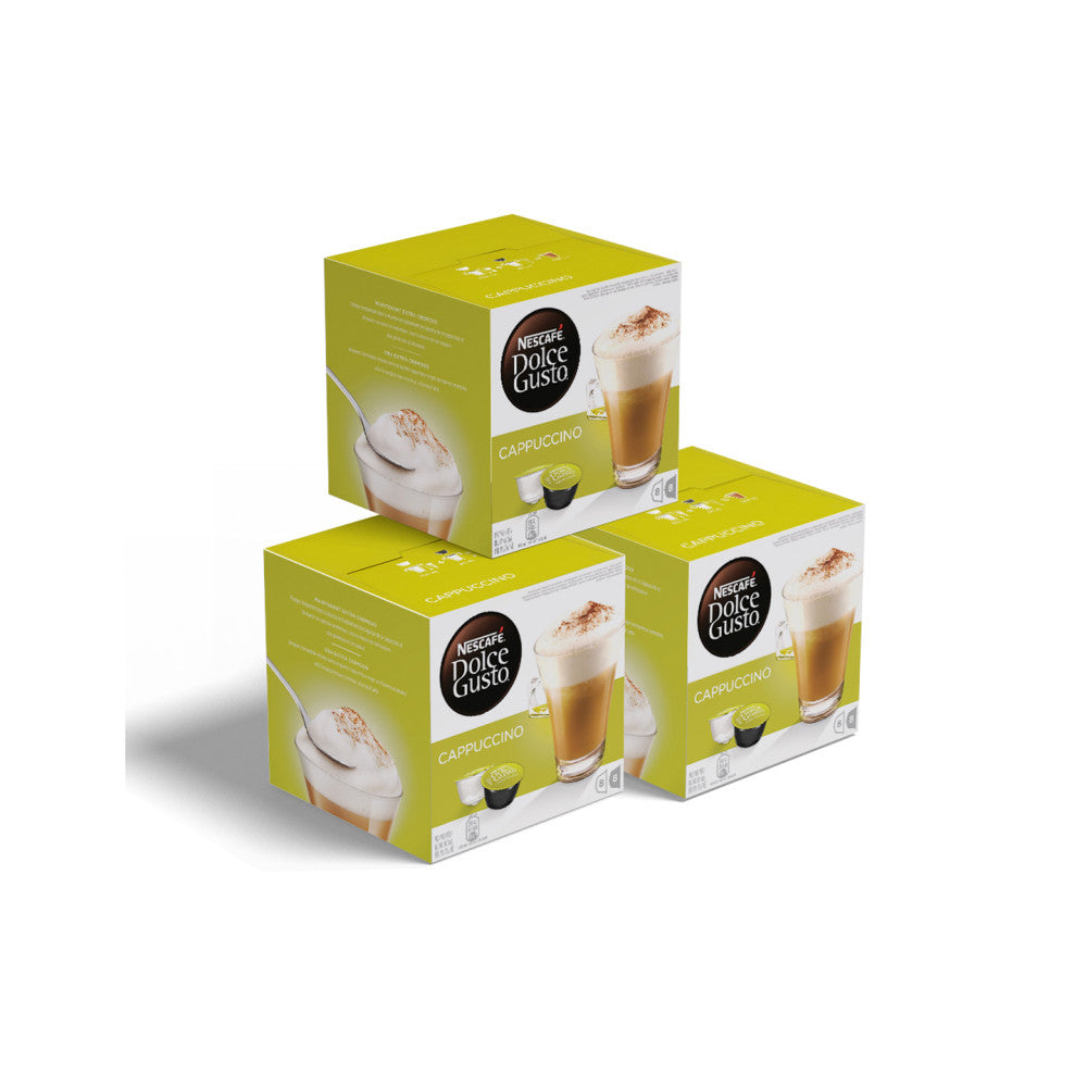 Café dosette Cappuccino Dolce Gusto - Lot de 3