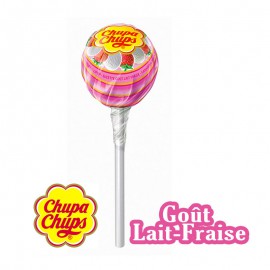 Sucettes CHUPA CHUPS - Love Fraise en sachet de 192g