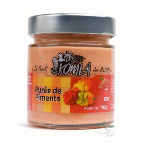 Purée de piment antillais 190g Komla