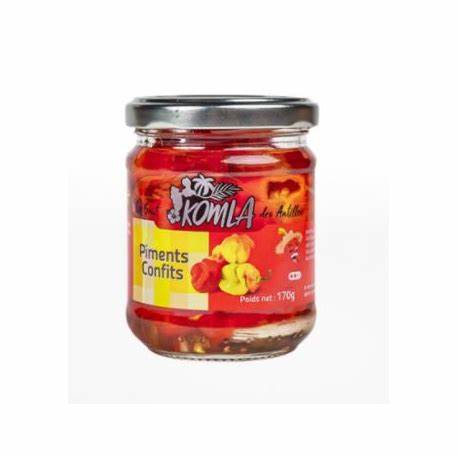 Piments forts confits 170g Komla