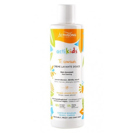 Ti Cowash Crème lavante douce MANGUE & AMANDE DOUCE 240ml (ACTIKIDS) Activilong