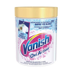 Détachant Oxi Action Blanc Poudre efficace dès 20° - Vanish - Pot de 940g