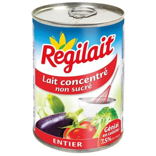 Lait concentré non sucré entier REGILAIT