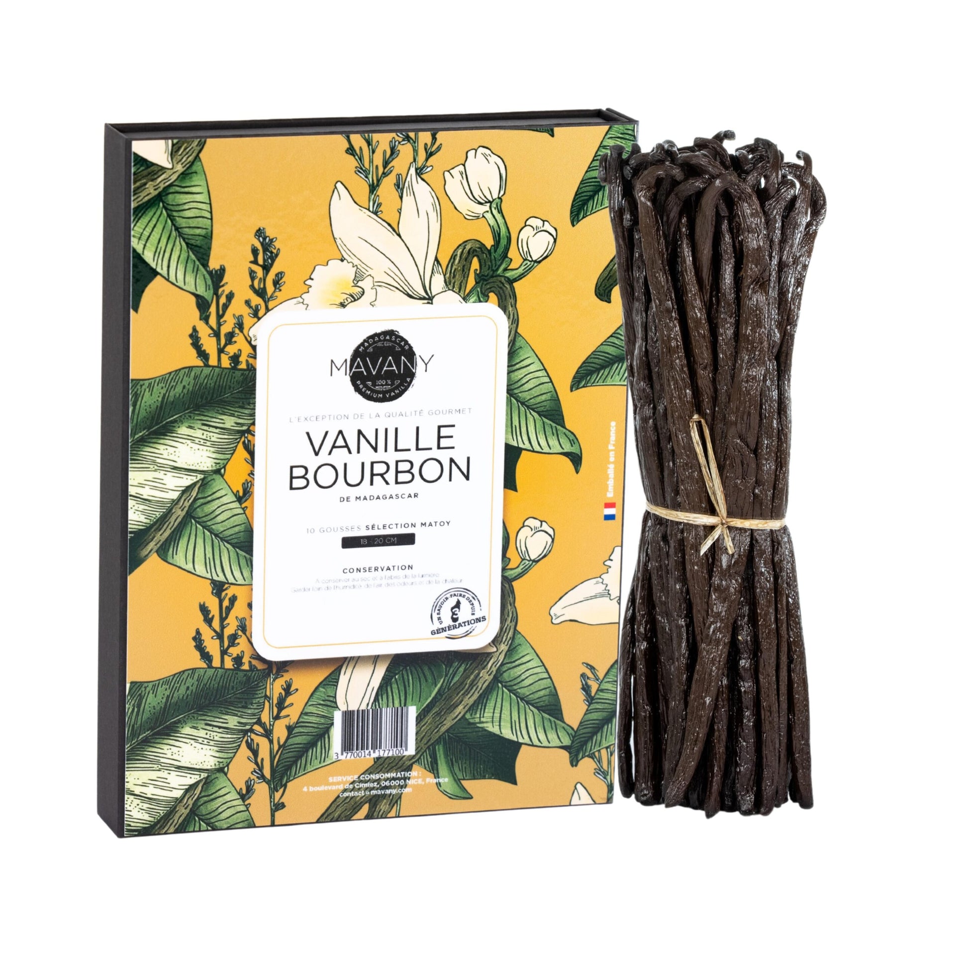 500g de gousses de Vanille Bourbon qualité Gourmet de Madagascar