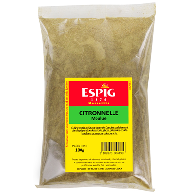 Citronnelle en poudre épice 100g - ESPIG