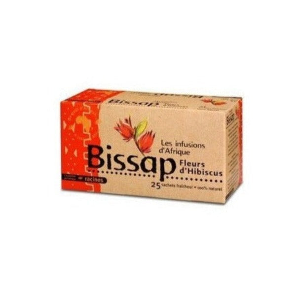 Infusions bio Bissap (fleurs d'hibiscus) 25 sachets 