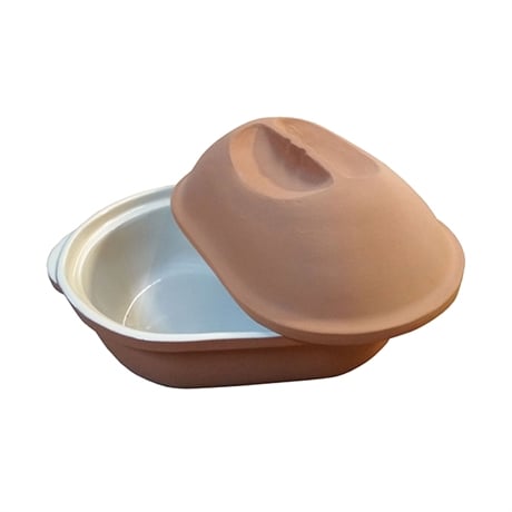 Cocotte en terre cuite ovale 4,2 L Baumalu