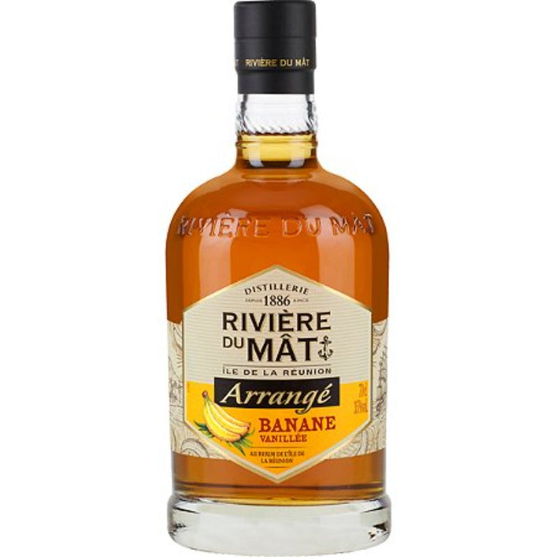 Rhum arrangé Banane Vanille Rivière du Mât 70cl