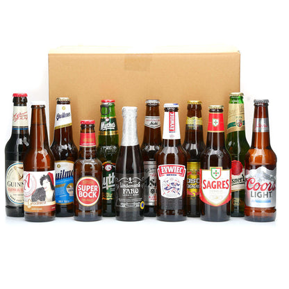 Box cadeau 12 bières du monde