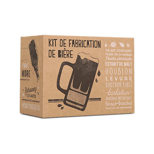 Kit découverte de brassage à la maison - Pour 1.5L de bière blonde