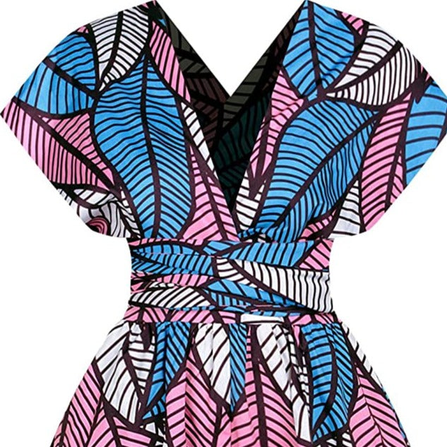 Robe africaine discount wax grande taille