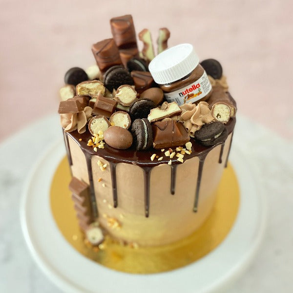 Layer cake Nutella et Kinder Bueno