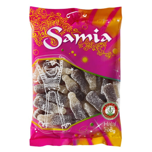Bonbons halal bouteilles de cola SAMIA 200g