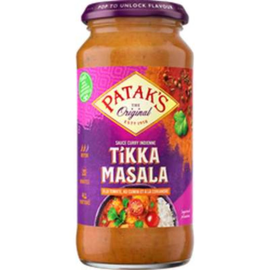 Sauce curry tikka masala Bio Patak's 350g