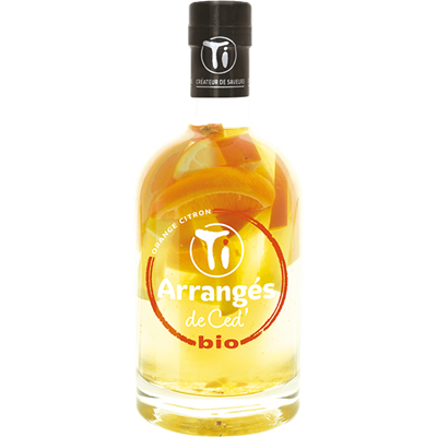 Rhum arrangé orange citron BIO 21° 70 cl Ti Cèd