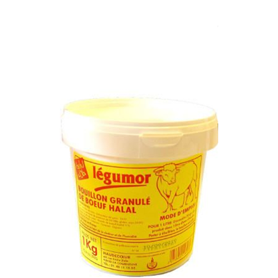 Bouillon granulé de boeuf Halal 1 kg Légumor