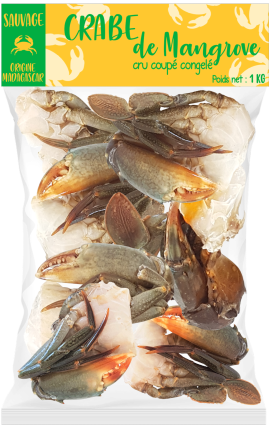 Crabe de Mangrove cru 1kg