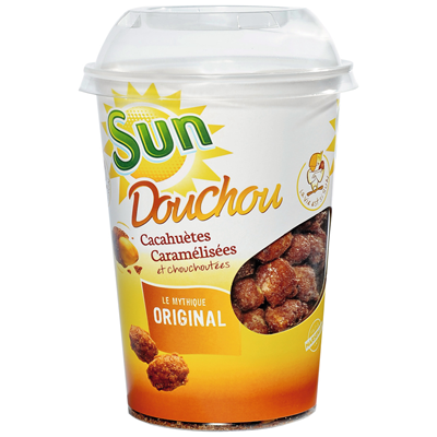 Cacahuètes caramélisées ORIGINAL Douchou boîte 250 g Sun