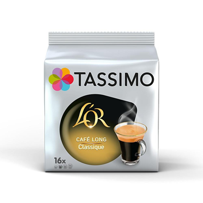 Café Tassimo long classique 16 dosettes