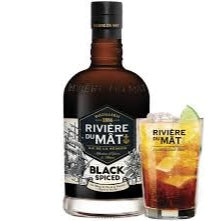 Rhum RIVIÈRE DU MAT- Black spiced- 70CL - 43°