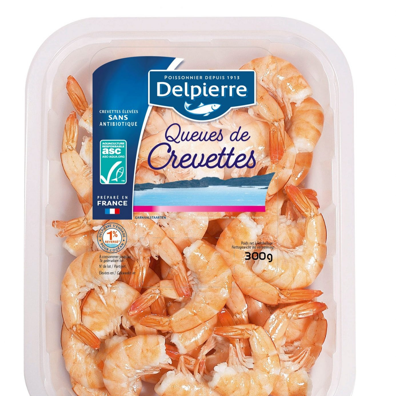 Queues de Crevettes 300g