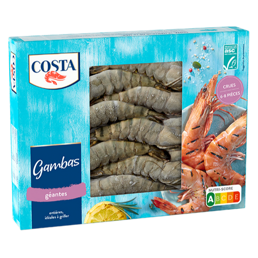 Crevettes Gambas 400g Costa