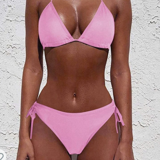 Maillot De Bain 2 pièces Rose