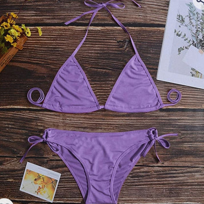 Maillot De Bain 2 pièces Violet