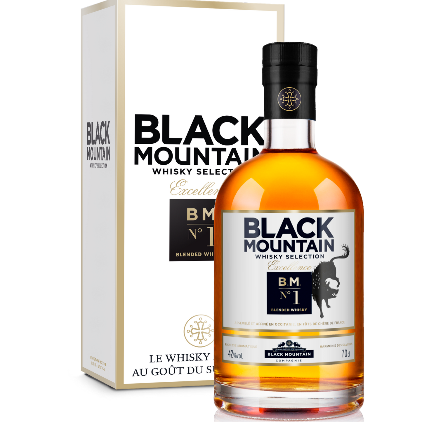 Whisky Tarnais Black Montain n°1 Excellence 43° 70 cl