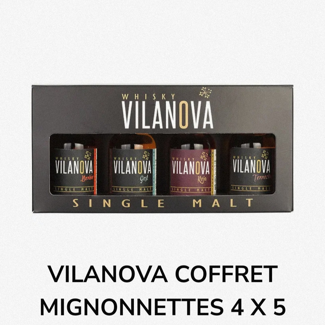 Coffret de Whisky Tarnais Vilanova Terrocita 4x 5cl