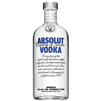 Vodka Absolut Blue 40° 70 cl