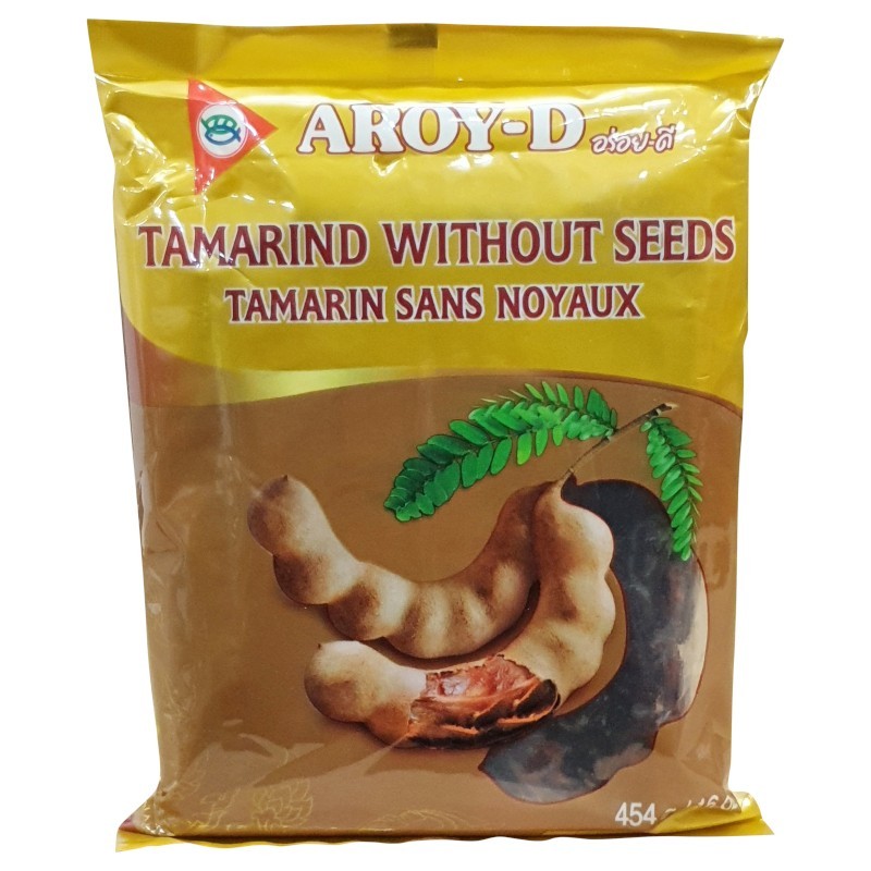 Pâte de tamarin 100% sans noyaux Aroy-D 454g