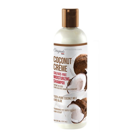 Shampoing hydratant sans sulfates - Africa's Best Coconut Creme