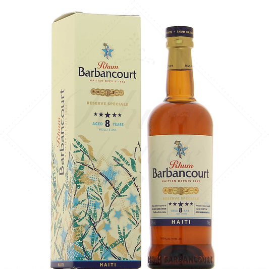 Rhum Barbancourt 5 étoiles 8 ans - 43° HAITI