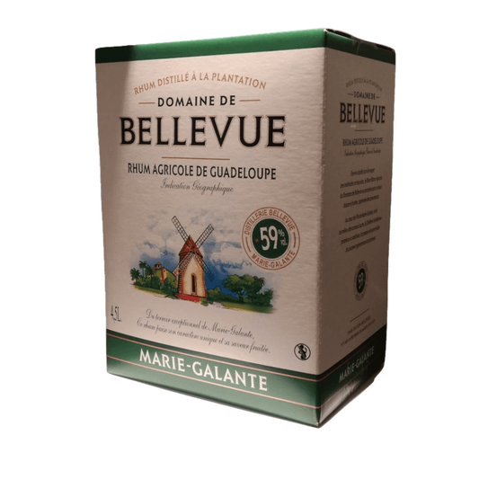 Cubi de Rhum Blanc Bellevue Agricole Marie Galante