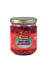 Piments confits au vinaigre Dame besson 200g