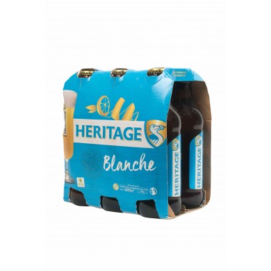 Bière Héritage blanche Bourbon bouteille 33cl