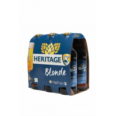 Bière Héritage blonde Bourbon bouteille 33cl