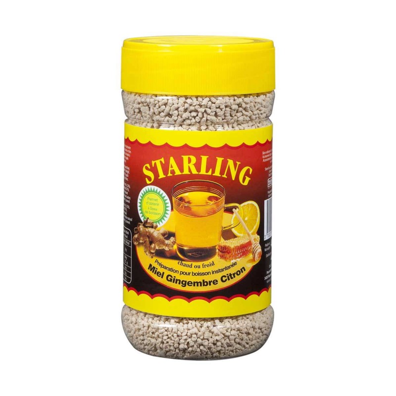 BOISSON INSTANTANÉE STARLING THÉ CITRON MIEL GINGEMBRE 400 G