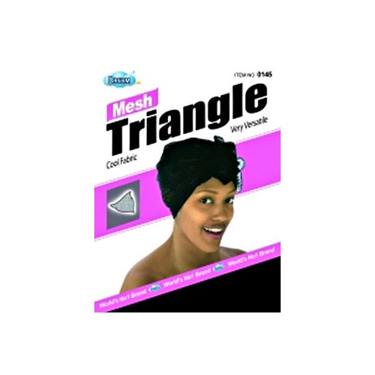 Bonnet turban triangle DRE145 (Mesh Wrap)