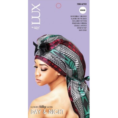 Bonnet en satin day & night BRAID QFITT LUX (assortis)