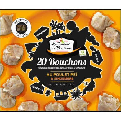 Bouchons gingembre poulet Réunion Salaison Bourbon