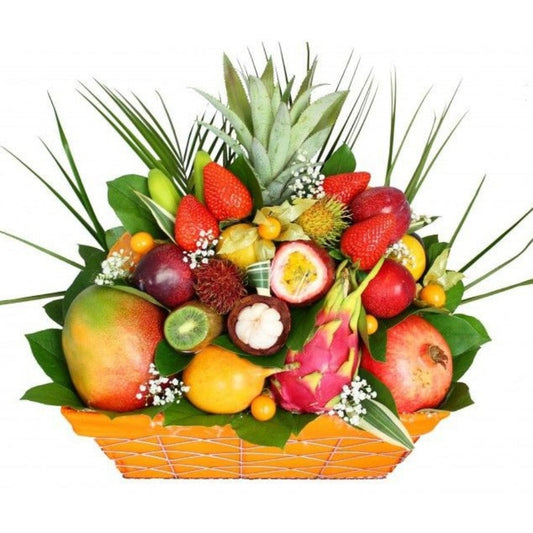 Panier Gourmand "Corbeille de fruits exotiques" 