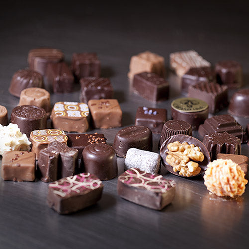 Assortiment de chocolats fins ballotin 250g