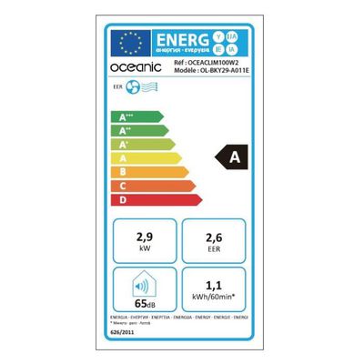 Climatiseur mobile monobloc - OCEANIC - 2930W - 10000 BTU