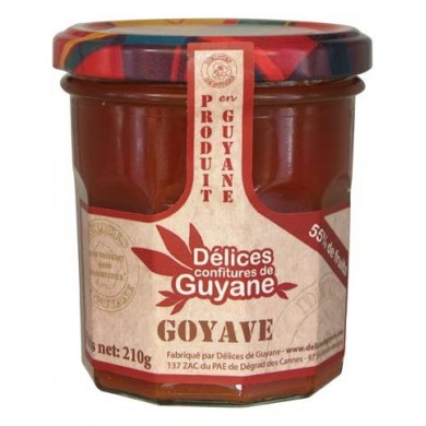 Confiture Délices de Guyane 210g goyave