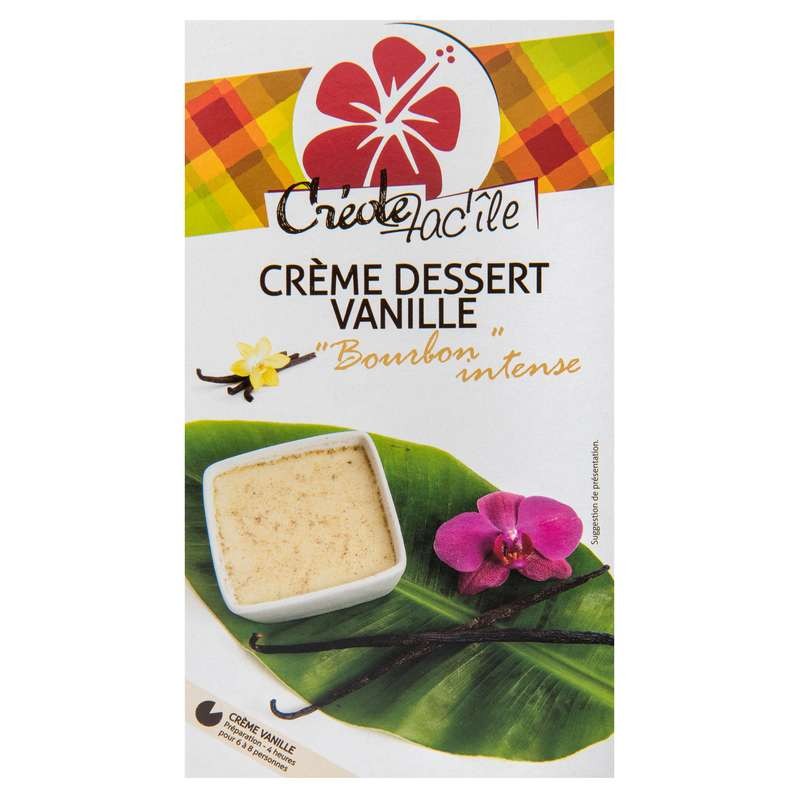 Crème dessert Vanille bourbon Créole facile