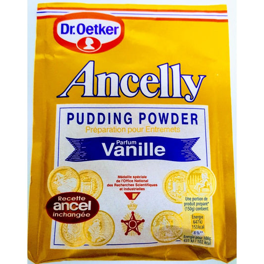 Crème en poudre vanille ancelly 40g x 4